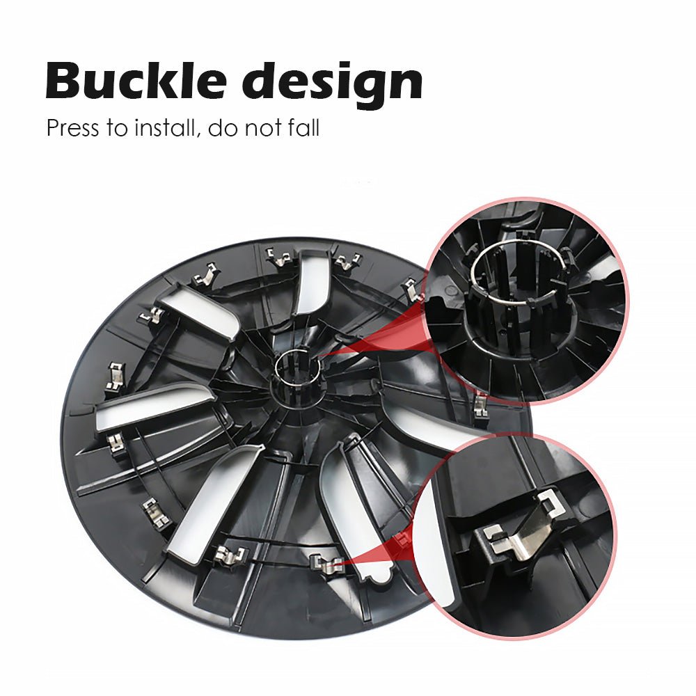 2017 - 2023 Model 3 18 Inches Uberturbine Wheel Caps Wheel Covers Hubcap