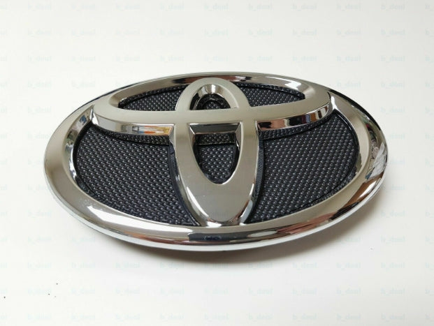 Toyota Camry Hood Grill Emblem Black Chrome Badge 2007 2008