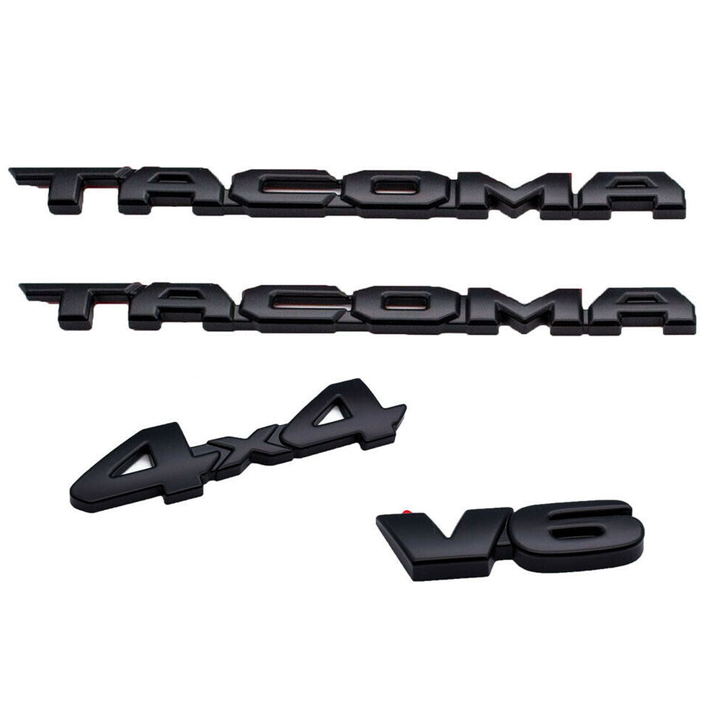 Toyota Tacoma Emblem Kit - Tacoma V6 Limited 4X4 Overlay