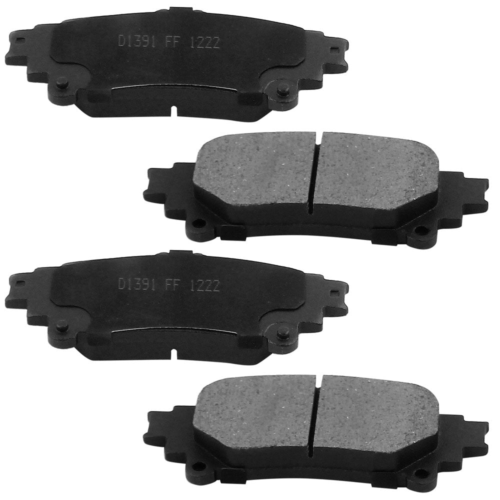 Lexus RX350 RX450h Toyota Highlander Sienna Prius V Rear Ceramic Brake Pads