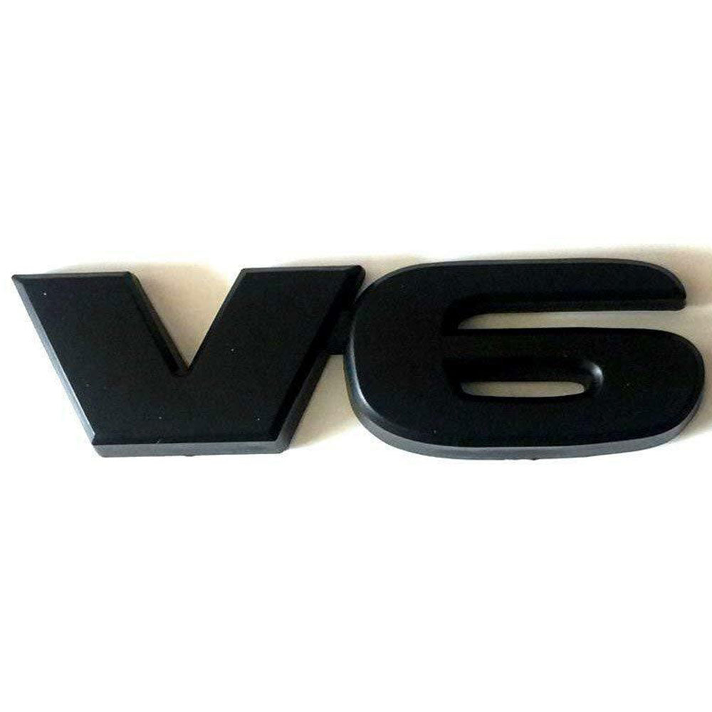 Matte Black 6 PCS V6 SR5 Tacoma Emblems For Toyota 2005-2016