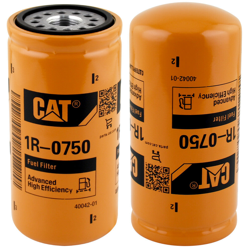 Caterpillar 1R0750 Fuel Filter Advanced Efficiency OEM 2 Packs