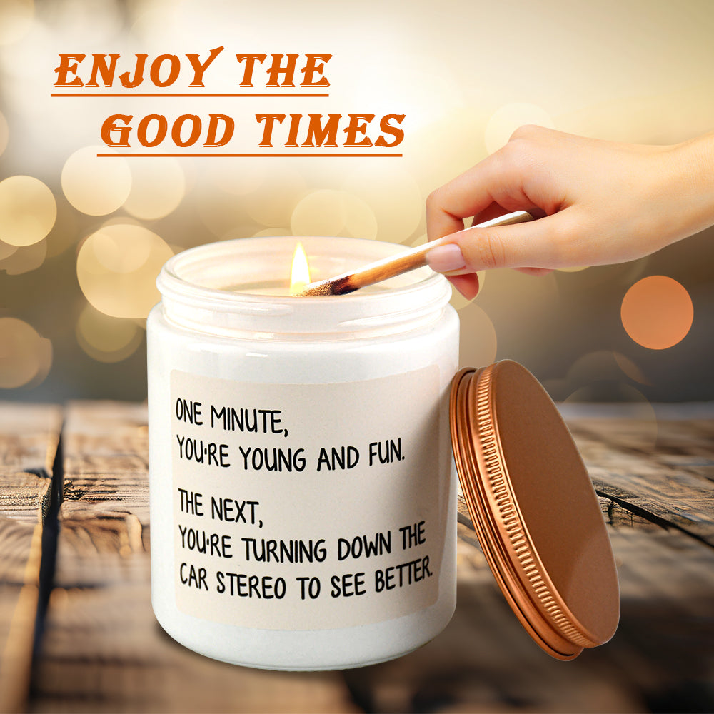 Funny Series Aromatherapy Car Candle | Premium Lavender Gift