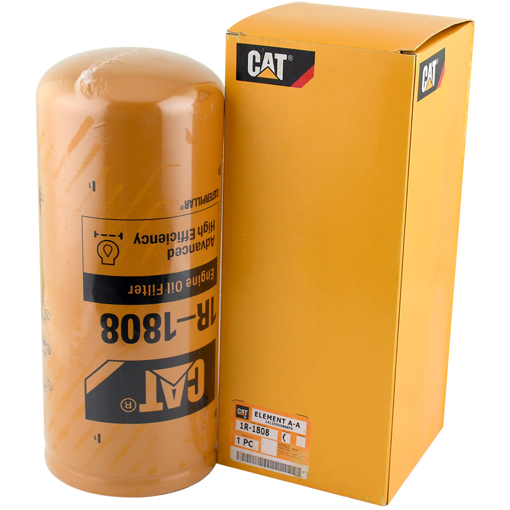 2 Pack Caterpillar 1R1808 Engine Oil Filter 3406 C15 Genuine Advanced Efficiency