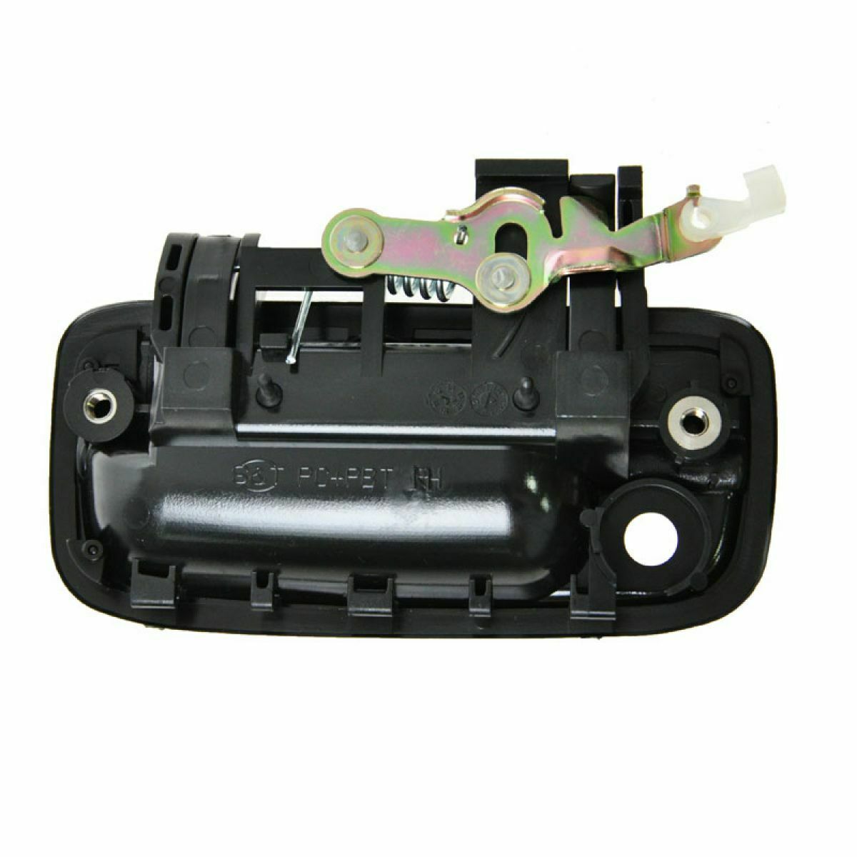 Set Of 2 Exterior Front Textured Black Door Handle For