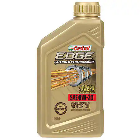 Castrol EDGE Extended Performance 0W-20 Full Synthetic Motor