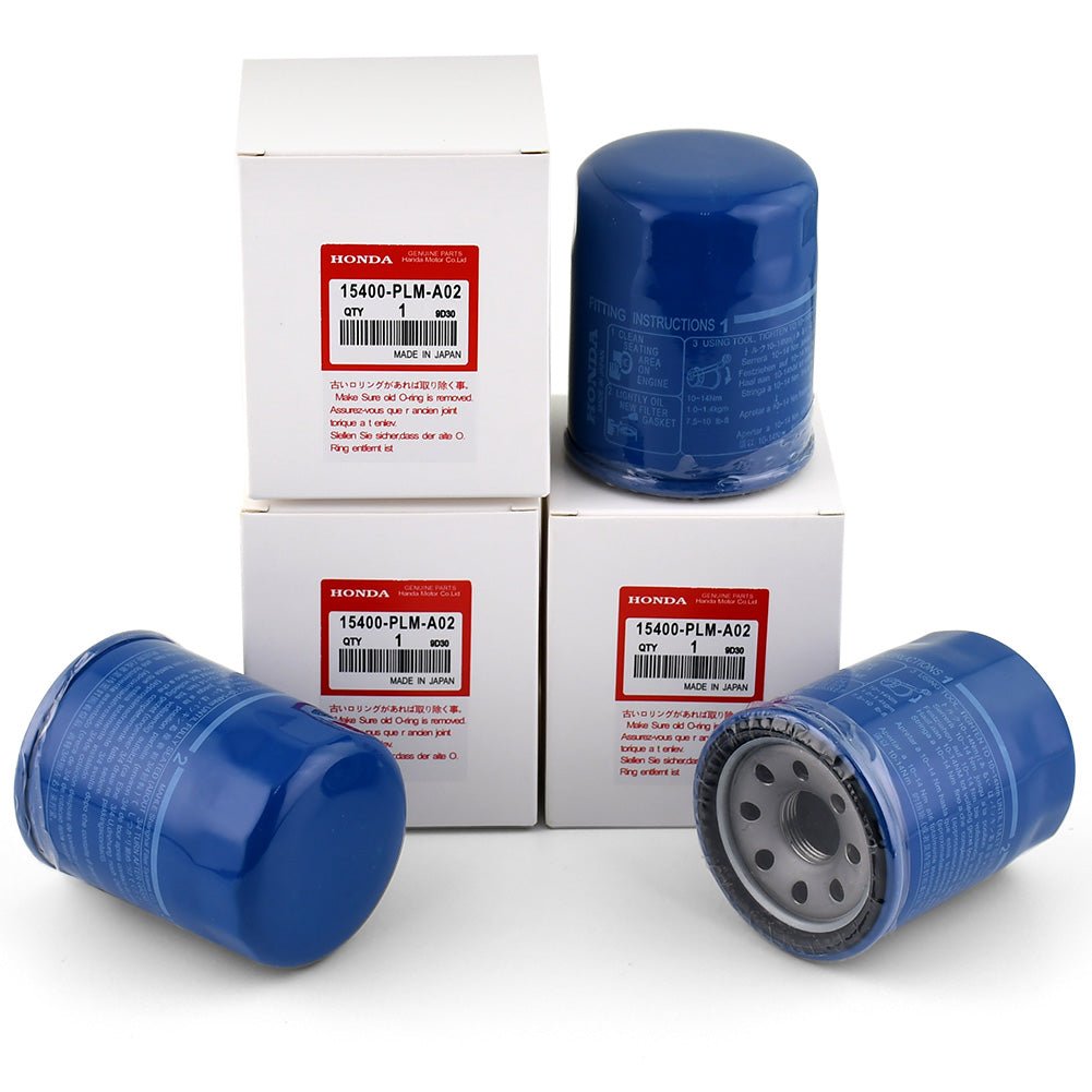 Honda Acura Engine Oil Filter 15400PLMA02 Genuine OEM 3 Pack All