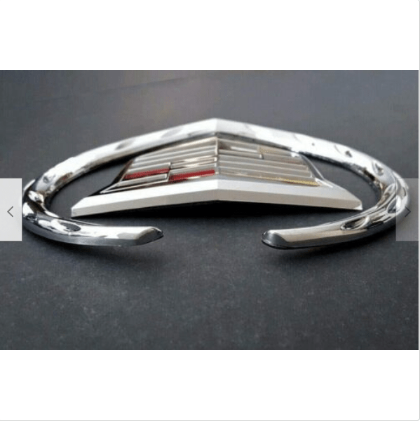 Cadillac Front Grille Emblem 6" Chrome Badge Hood Logo Replacement
