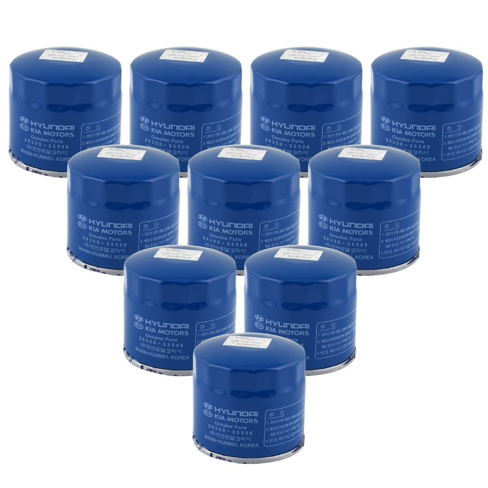GENUINE Hyundai Kia Engine Oil Filter 10PACK & Washers for 97-22 OEM