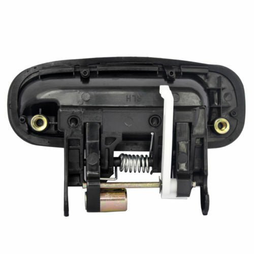 Front And Rear Exterior Black Textured Door Handle For