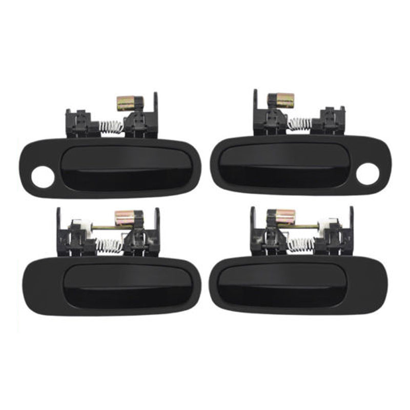 Exterior Outside Outer Textured Door Handle Kit Set of 4 for 98-02 Prizm Corolla - AFA-Motors