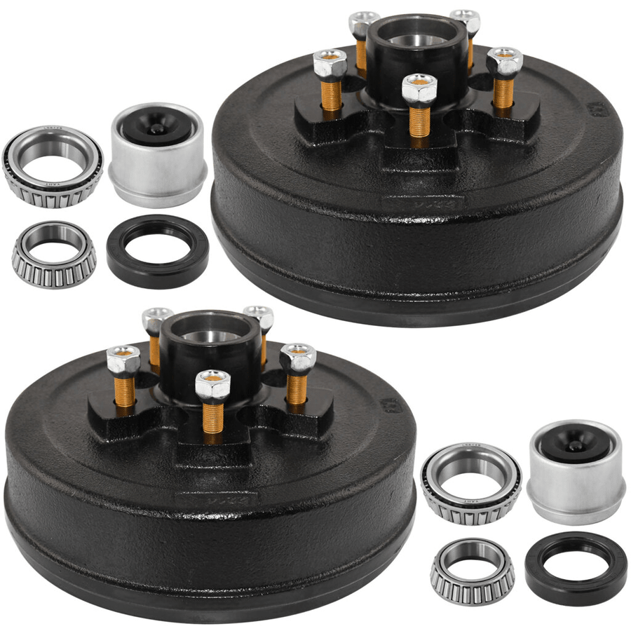Trailer Brake Hub Drum 10" X 2-1/4" Kit 5 on 4.5" for 3500 Lbs Axle 22001K 008-247-05, 84546