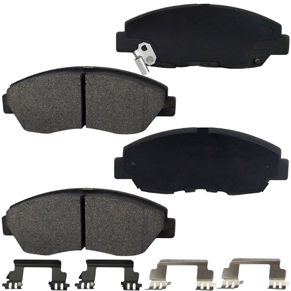 Geekstop Ceramic Front Brake Pads Kit 2003-2007 Cadillac CTS, 2005-2008 Cadillac STS, 2005-2008 Pontiac Grand Prix- 4pcs