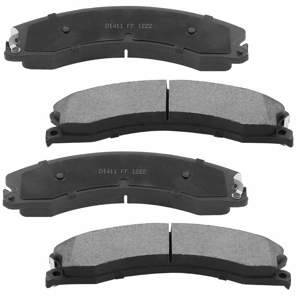 Geekstop Ceramic Front/ Rear Brake Pads Kit 2009-2020 Chevrolet Express/ Silverado/ Suburban, GMC Savana/ Sierra, 2012-2020 Nissan NV - 4pcs