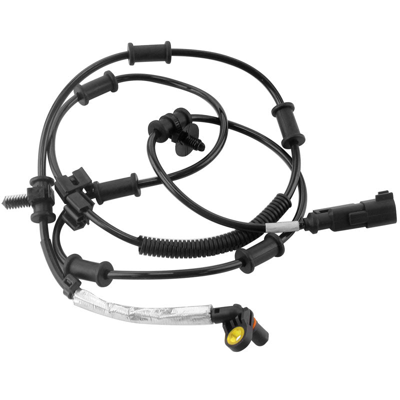 ABS wheel speed sensor wiring harness with multiple connectors and mounting points.