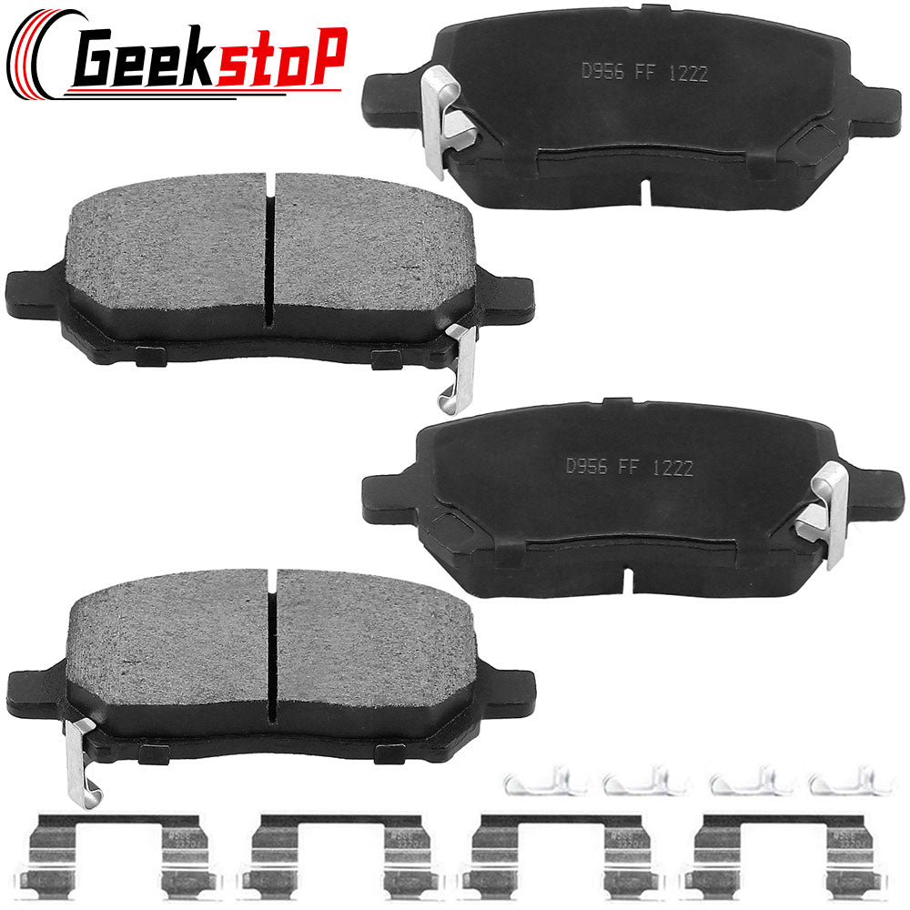 Geekstop Ceramic Front Brake Pads Kit 2005-2010 Chevrolet Cobalt, 2007-2010Pontiac G5, 2005-2006 Pontiac Pursuit, 2004-2007 Saturn Ion- 4pcs