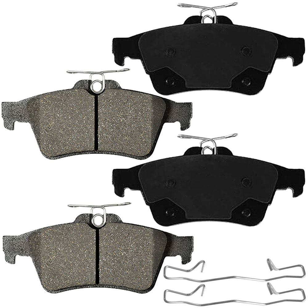Geekstop Ceramic Rear Brake Pads Kit Ford 2014-2020 Transit Connect, 2013-2016 Escape (1.6L AWD), 2013-2017 Escape (2.0L) - 4pcs
