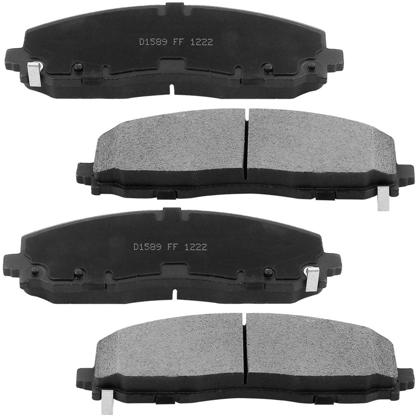 Geekstop Ceramic Front Brake Pads Kit 2012-2016 Chrysler Town & Country, 2017-2020 Dodge Grand Caravan, 2012-2013 Dodge Journey, 2012-2014 Volkswagen Routan - 4pcs