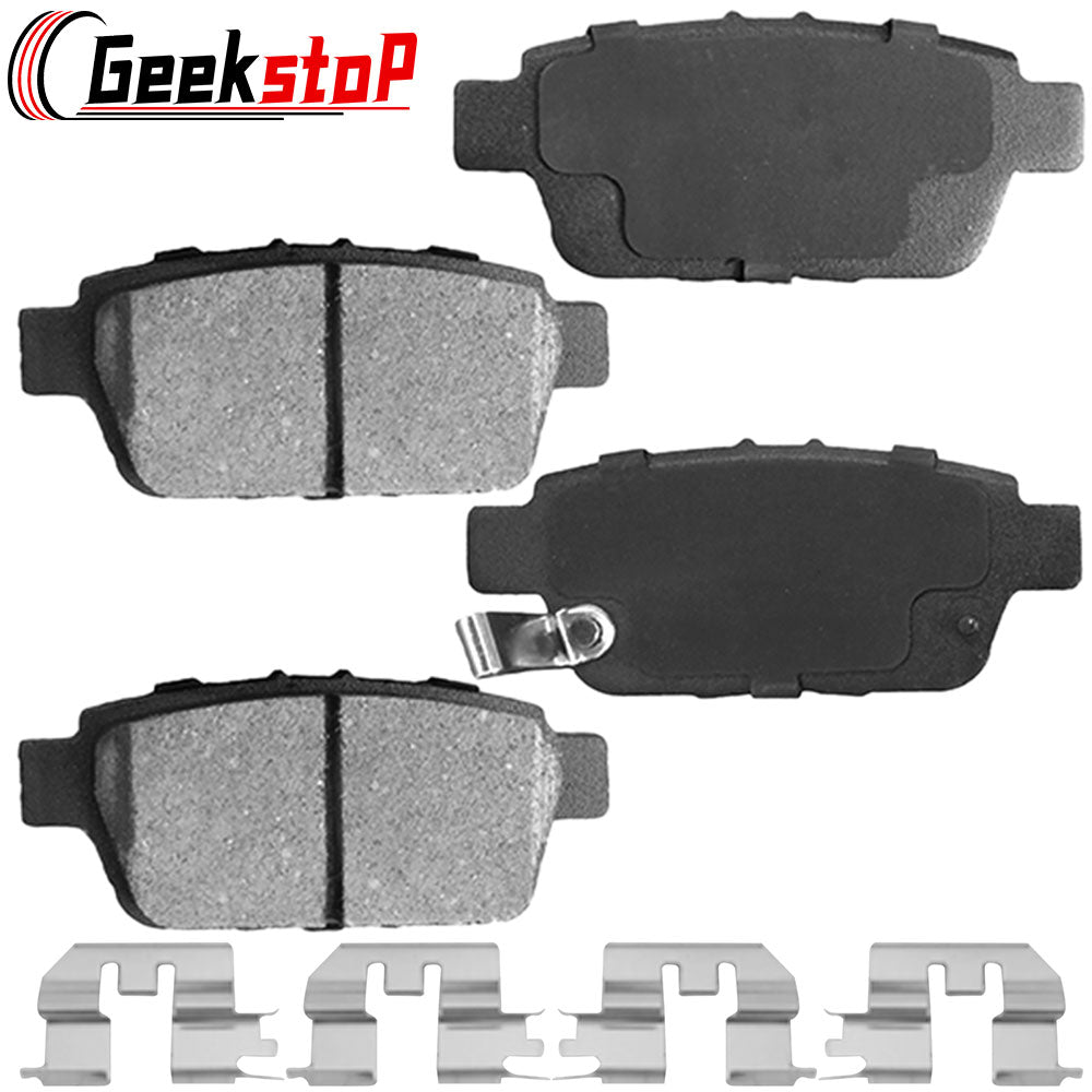 Geekstop Ceramic Rear Brake Pads Kit 2009-2014 Acura TL, 2006-2014 Honda Ridgeline - 4pcs