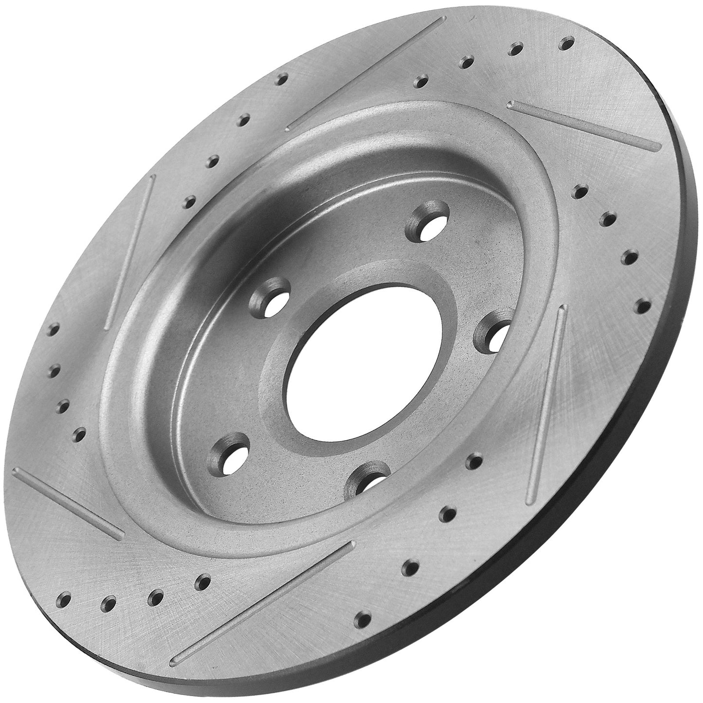 GEEKSTOP Drilled & Slotted Rear Brake Rotors fits for Replacement for 2008-2016 Chrysler Town & Country, 2008-2016 Dodge Grand Caravan, 09-13 Dodge Journey, 2012-15 Ram C/V, 2009-2014 Volkwagen Routan
