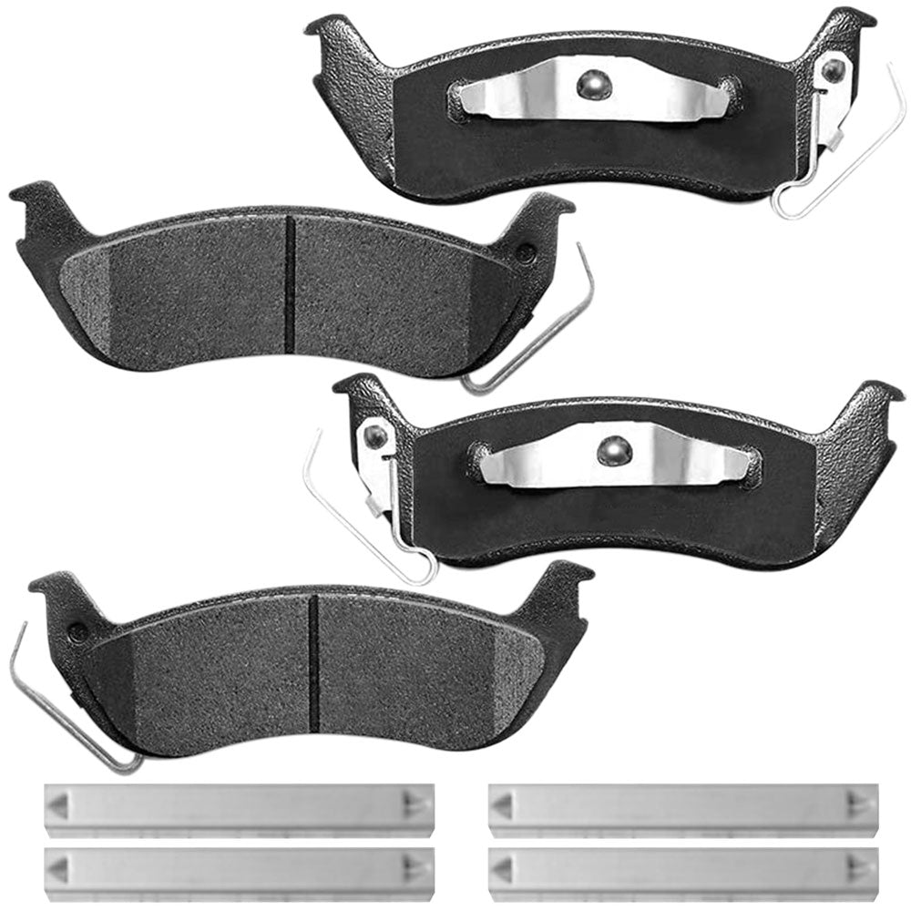 Geekstop Ceramic Rear Brake Pads Kit 2010-2011 Ford Ranger, 2003-2011 Lincoln Town Car, 2003-2011 Mercury Grand Marquis, 2003-2004 Mercury Marauder - 4pcs