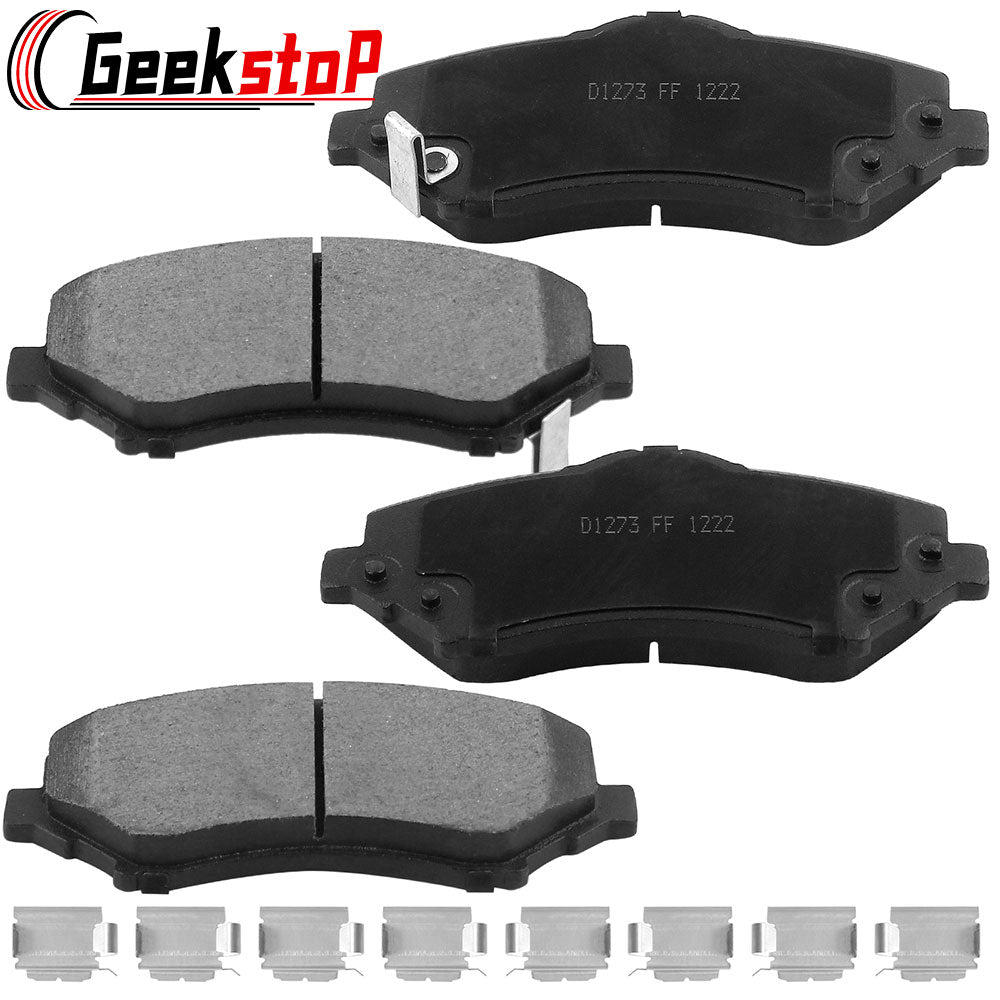 Chrysler, Dodge Grand Caravan, Jeep Wrangler (08-16) Front Ceramic Pads