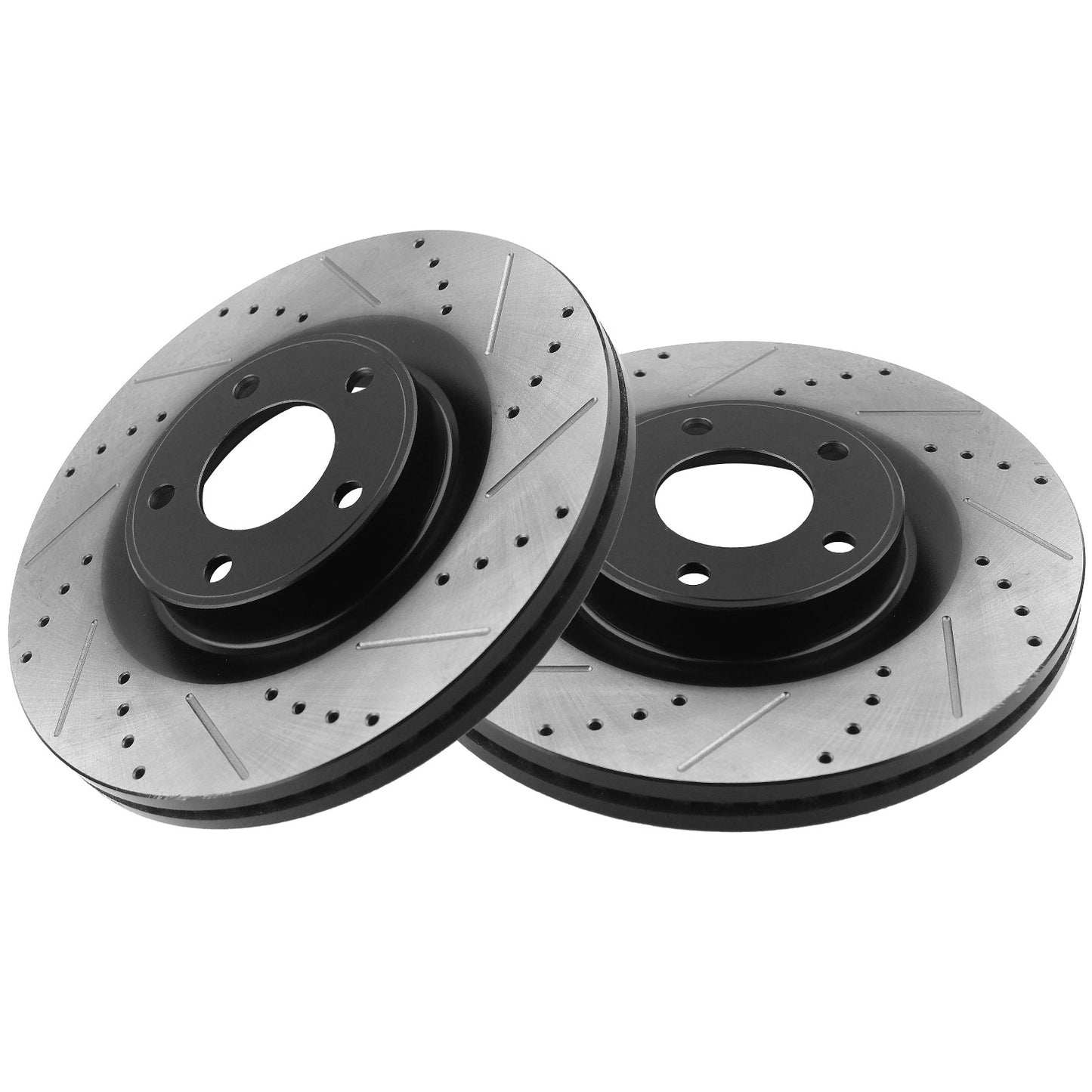 GEEKSTOP Drilled & Slotted Front Brake Rotors fits for Replacement for 2007 - 2008 Ford Edge (AWD), 2010 - 2014 Ford Edge, 2007 - 2009 Lincoln MKX (AWD), 2010 - 2015 Lincoln MKX