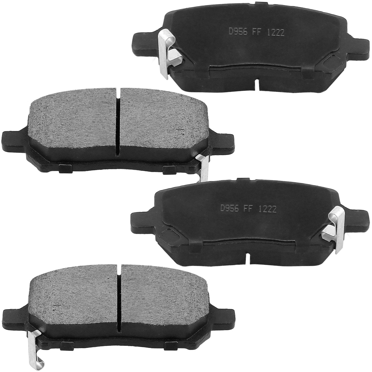 Geekstop Ceramic Front Brake Pads Kit 2005-2010 Chevrolet Cobalt, 2007-2010Pontiac G5, 2005-2006 Pontiac Pursuit, 2004-2007 Saturn Ion- 4pcs