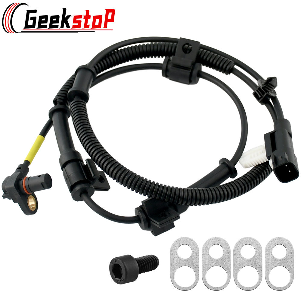 Geekstop Front ABS Sensor 2011-2015 Ford F-250 Super Duty, 2011-2017 Ford F-350 Super Duty - 4WD/ 4x4 DRW Models,w/ Dual Rear Wheels)