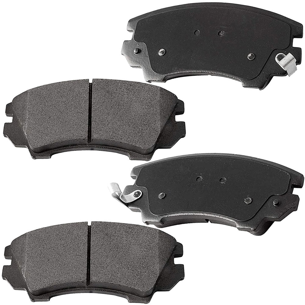 Geekstop Ceramic Front Brake Pad D1404 Kit 2010-2015 Chevrolet Camaro V6 3.6L Only, 2011-2017 Chevrolet Caprice - 4pcs Front Left and Right Sides