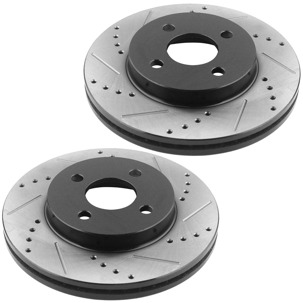 Chevrolet Cobalt Pontiac G5 Saturn Ion 4 LUGS Front Disc Rotors Brake Pads