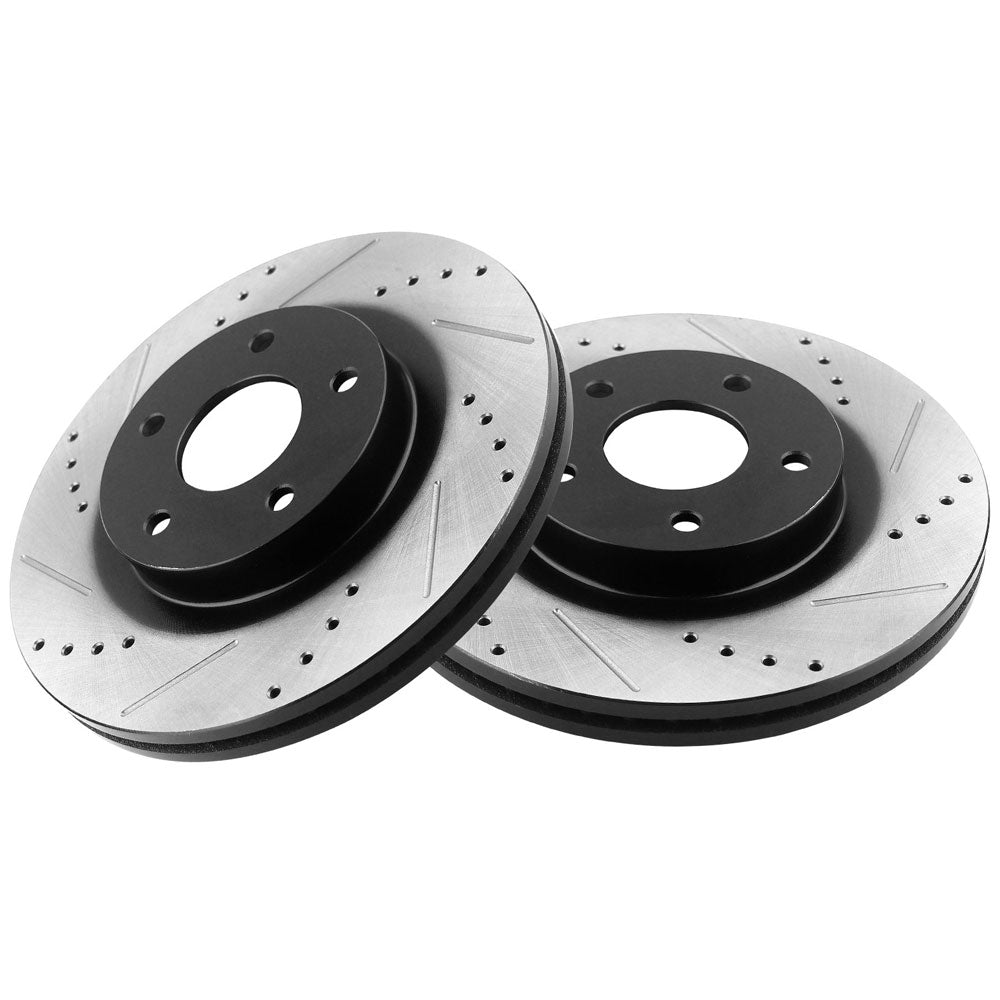 Buick Lacrosse Allure Chevy Pontiac Grand Prix Front Drilled Brake Rotors