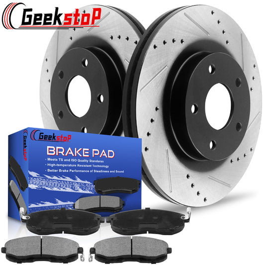 2006 Honda Pilot Rear Brake Rotors and Ceramic Brake Pads