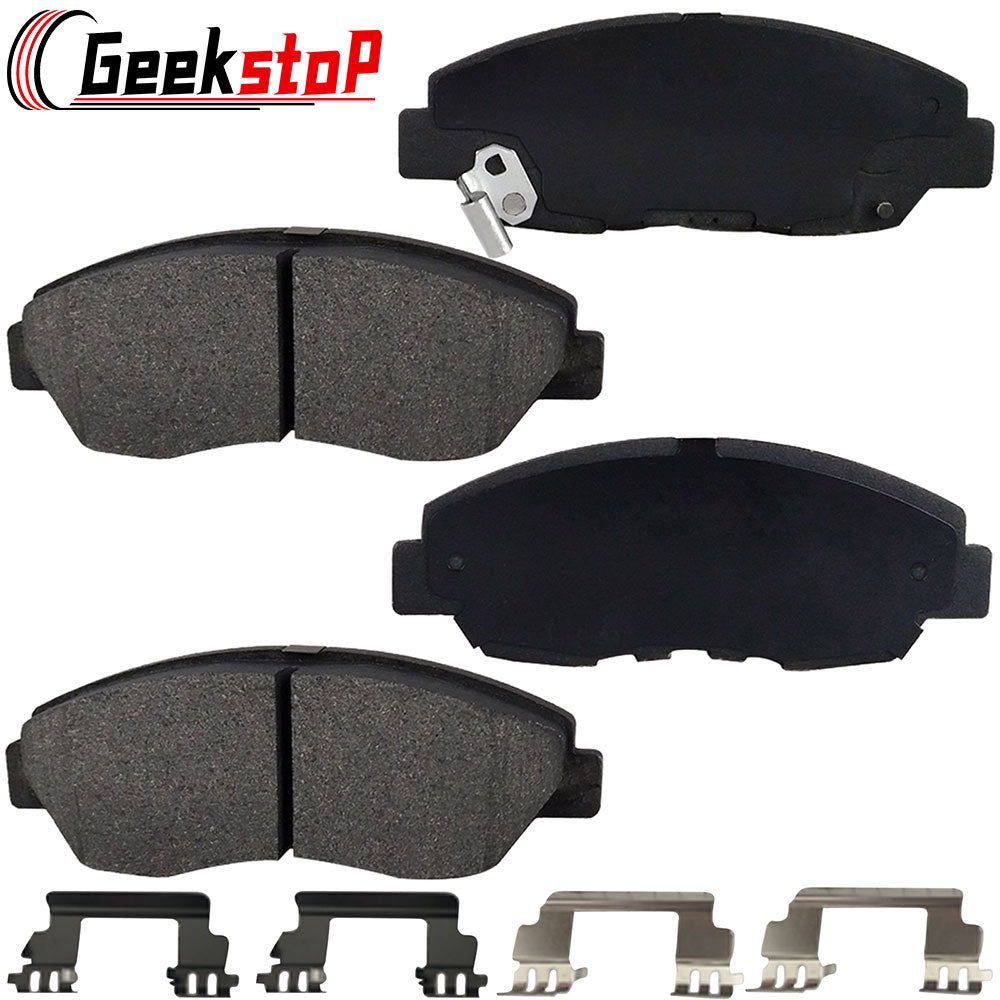 Geekstop Ceramic Front Brake Pads Kit 2003-2007 Cadillac CTS, 2005-2008 Cadillac STS, 2005-2008 Pontiac Grand Prix- 4pcs