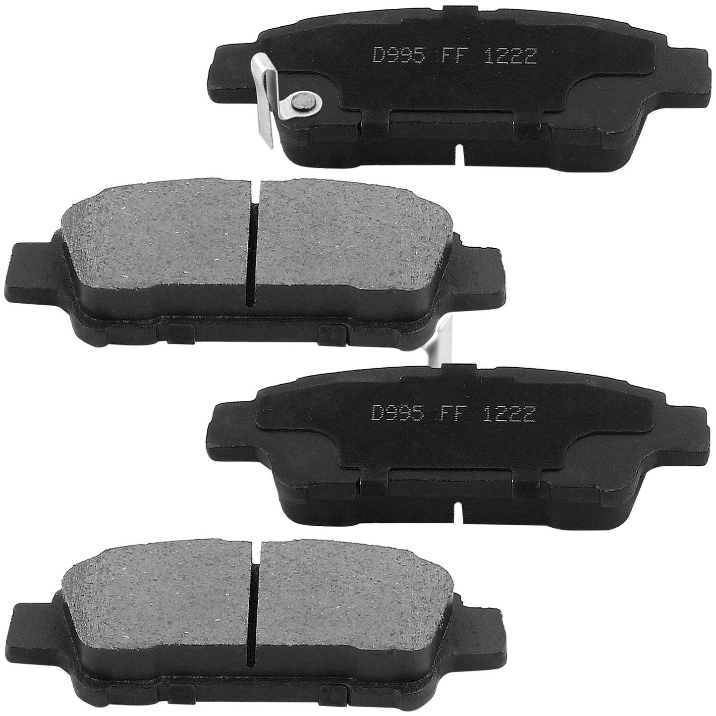 Geekstop Ceramic Front Brake Pads Kit Toyota Sienna 2004-2010- 4pcs
