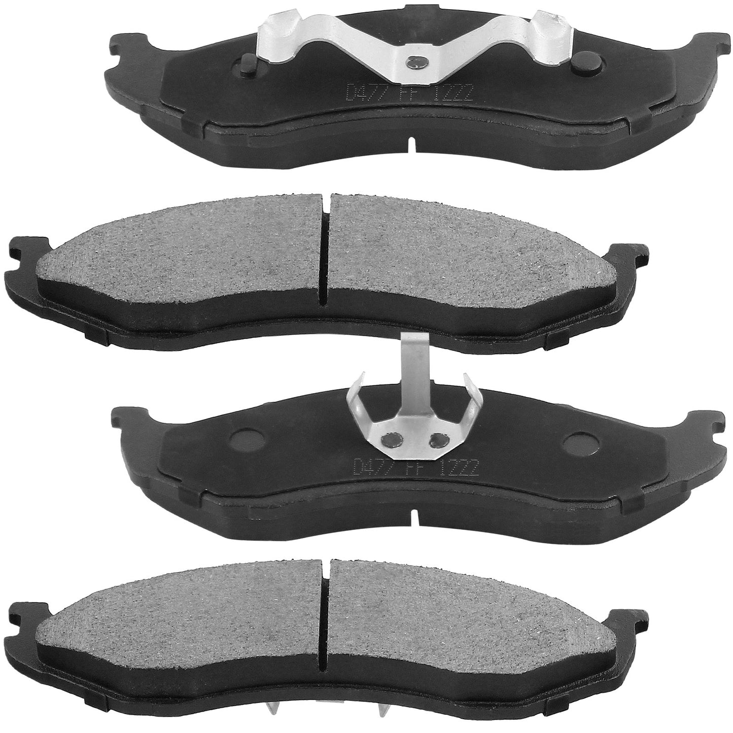 Jeep Grand Cherokee Comanche Wagoneer Wrangler Front Ceramic Brake Pads
