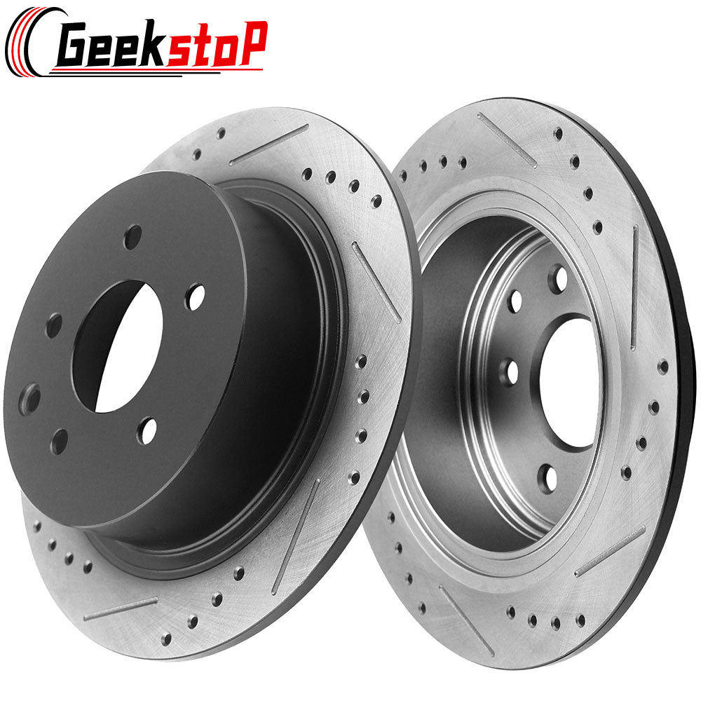 Nissan Altima Sentra 291mm REAR DRILLED Brake Rotors