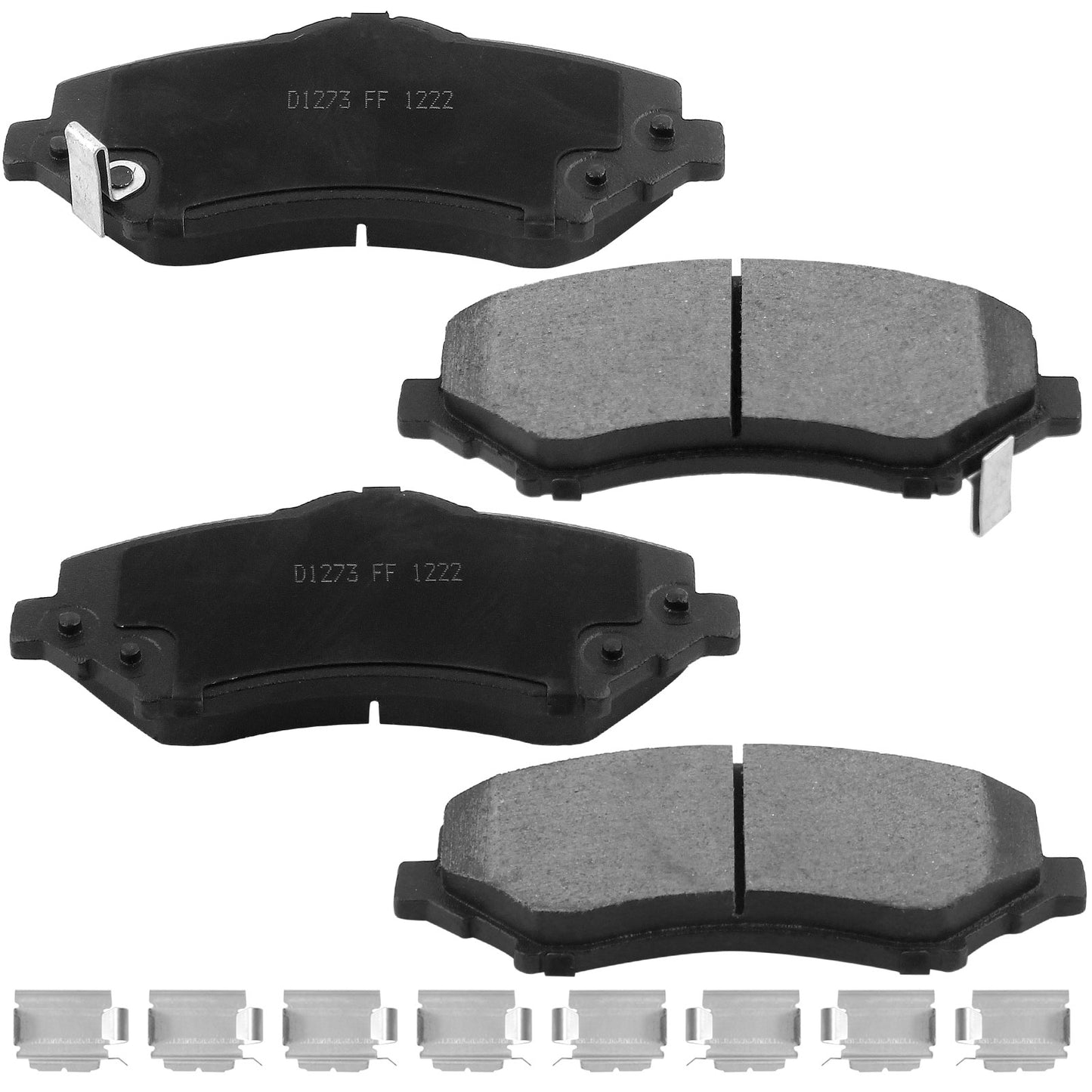 Chrysler, Dodge Grand Caravan, Jeep Wrangler (08-16) Front Ceramic Pads