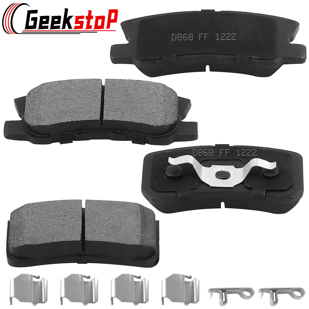 Jeep Compass Patriot Dodge Avenger Sebring Outlander Rear Ceramic Brake Pads