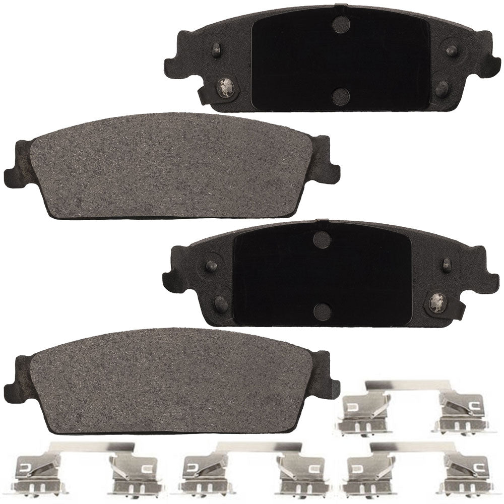 Chevy Silverado Sierra 1500 Yukon Suburban Cadillac Rear Ceramic Brake Pads