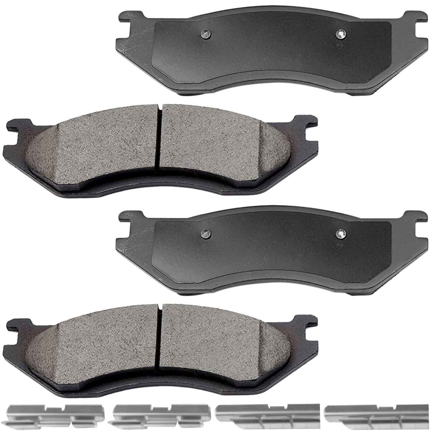 Geekstop Ceramic Front Brake Pads Kit 2003-2006 Dodge Durango, 2002-2005 Dodge Ram 1500 (Excluding SRT-10 Models), 2003 Dodge Ram 1500 Van - 4pcs