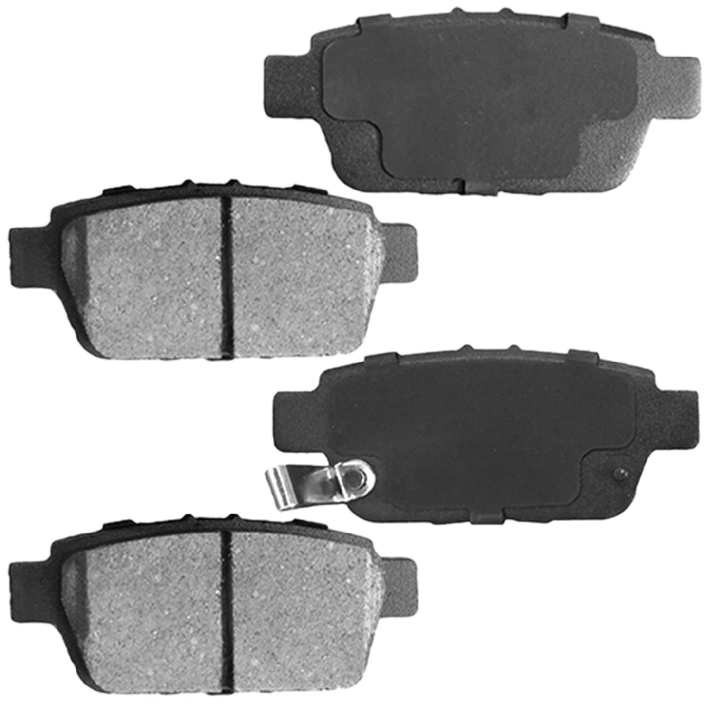 Geekstop Ceramic Rear Brake Pads Kit 2009-2014 Acura TL, 2006-2014 Honda Ridgeline - 4pcs
