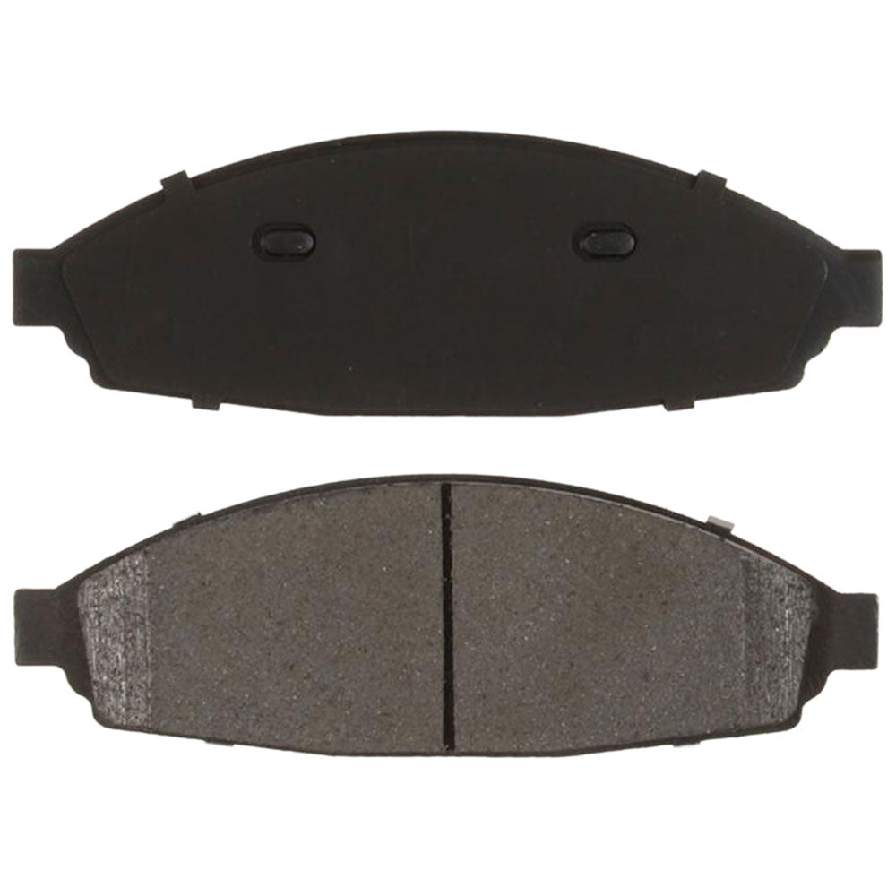 Geekstop Ceramic Front Brake Pads Kit 2003-2011 Ford Crown Victoria/ Lincoln Town Car/ Mercury Grand Marquis, 2003-2004 Mercury Marauder - 4pcs