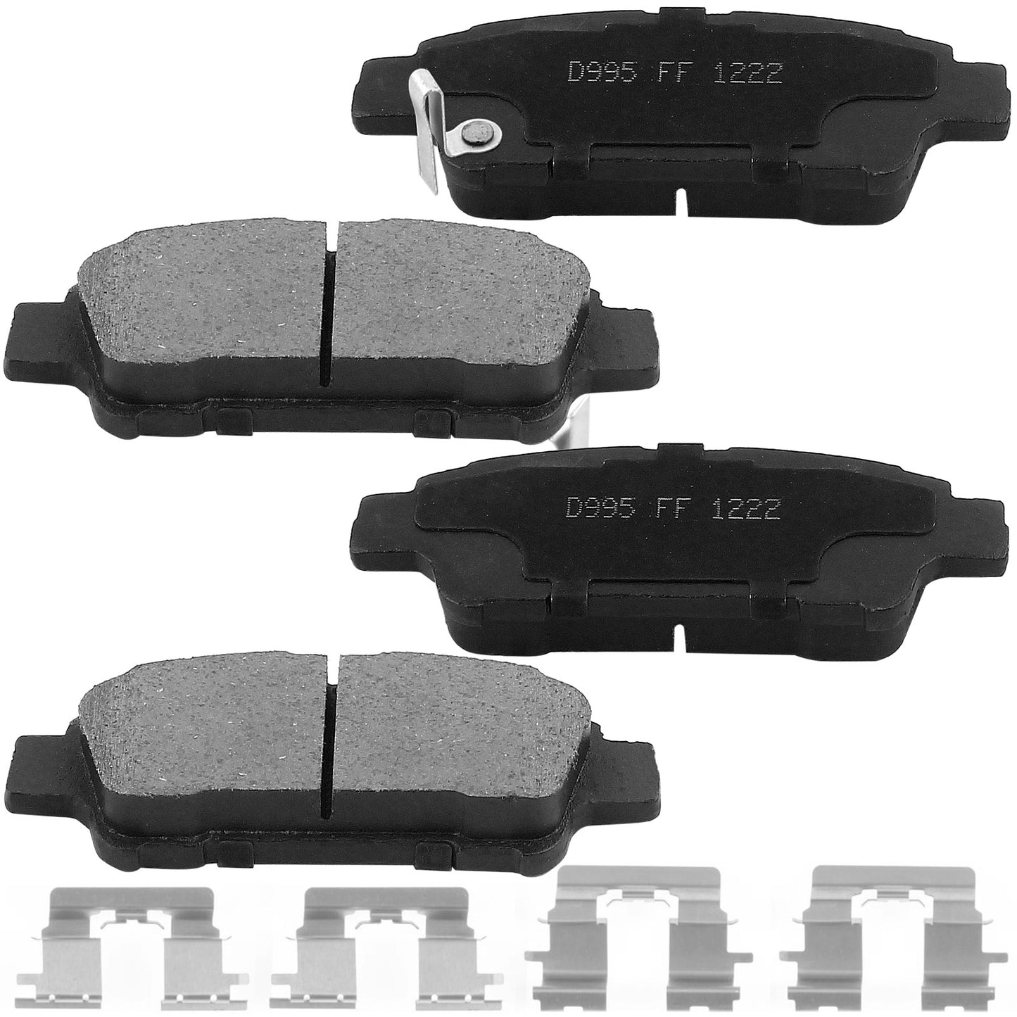 Geekstop Ceramic Front Brake Pads Kit Toyota Sienna 2004-2010- 4pcs