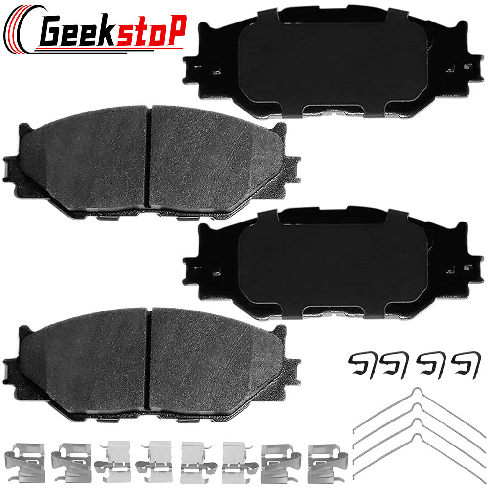 Geekstop Ceramic Front Brake Pads Kit 2014-2015 Lexus IS250 Sedan, Excl. F Sport Models, 2006-2008 Lexus IS250 All Models - 4pcs