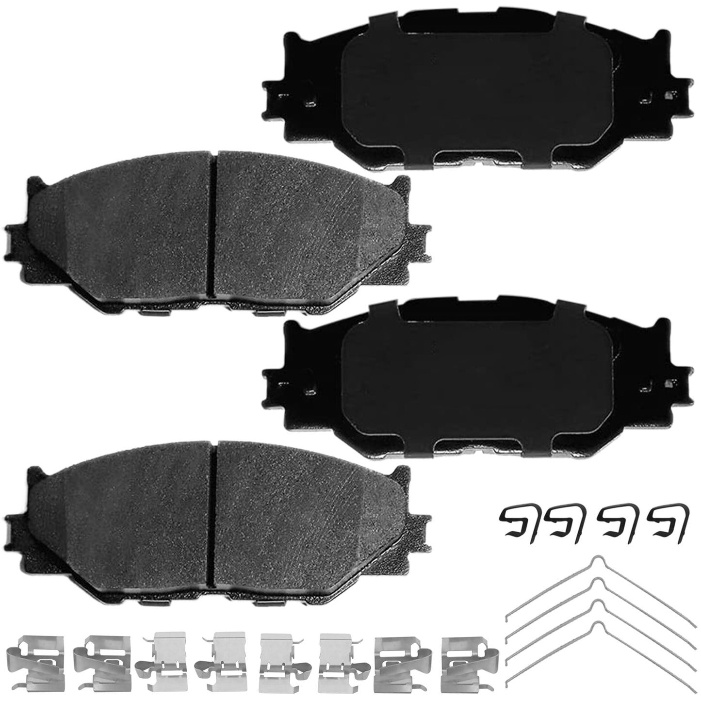 Geekstop Ceramic Front Brake Pads Kit 2014-2015 Lexus IS250 Sedan, Excl. F Sport Models, 2006-2008 Lexus IS250 All Models - 4pcs