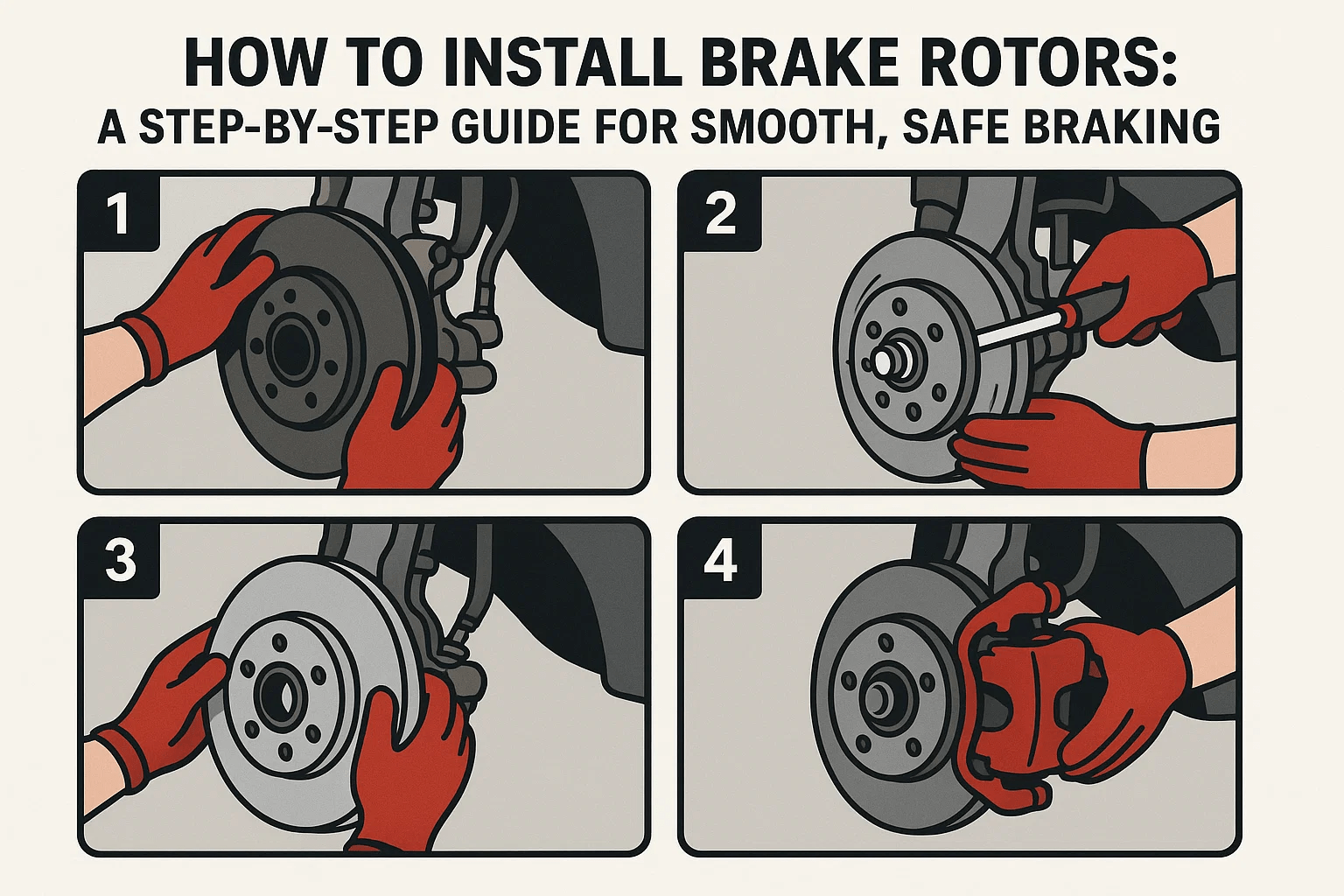 How to Install Brake Rotors: Step-by-Step Guide – Geekstop