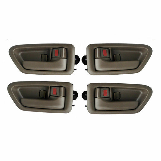 4X Front Rear Left Right Inside Beige Door Handle for 1997-2001 Toyota Camry