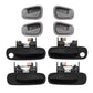 Set of 8 PCS Exterior &Interior Door Handle Black/Gray for 98-02 TOYOTA COROLLA - AFA-Motors