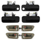4 Tan Inside 4 Black Outside Door Handle Set DHTOBK206FLFR207LR for Toyota Camry 1997-2001 - AFA-Motors